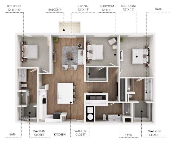 C7 Floor Plan at Linc, Iowa