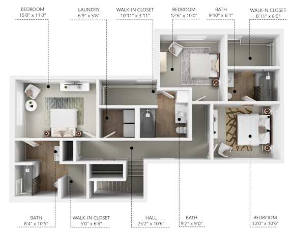 D3 Floor Plan at Linc, Iowa