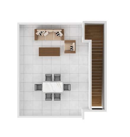 A white tiled kitchen with a sink and a window.