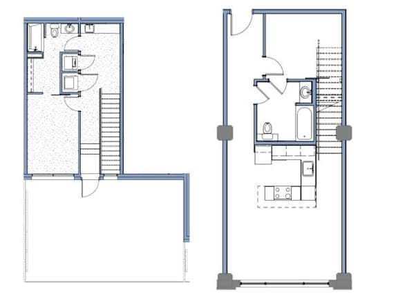 B10 - Loft floor plan B10 - Loft floor plan at Clemens Building, Des Moines, IA, Iowa , 50309