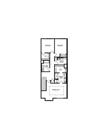 Floorplan at Two Rivers Home Rentals, West Des Moines, IA