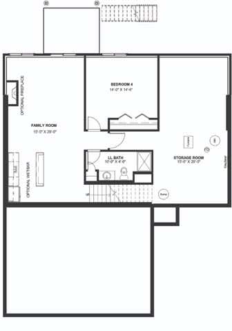 Floorplan 1 Bed and 1 Bath at Two Rivers Home Rentals, Iowa