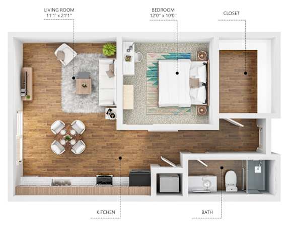 Floor Plan  Soll, Des Moines Iowa