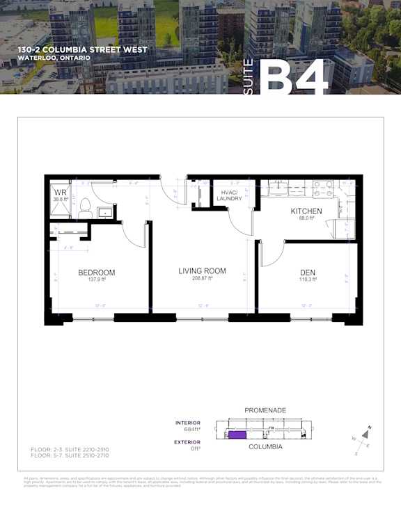 floor plan of the b4 floor plan