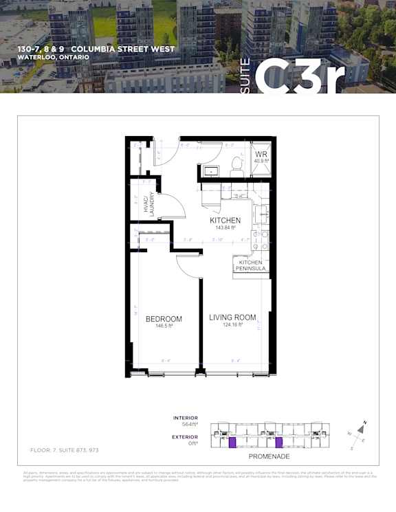a floor plan of a bedroom apartment