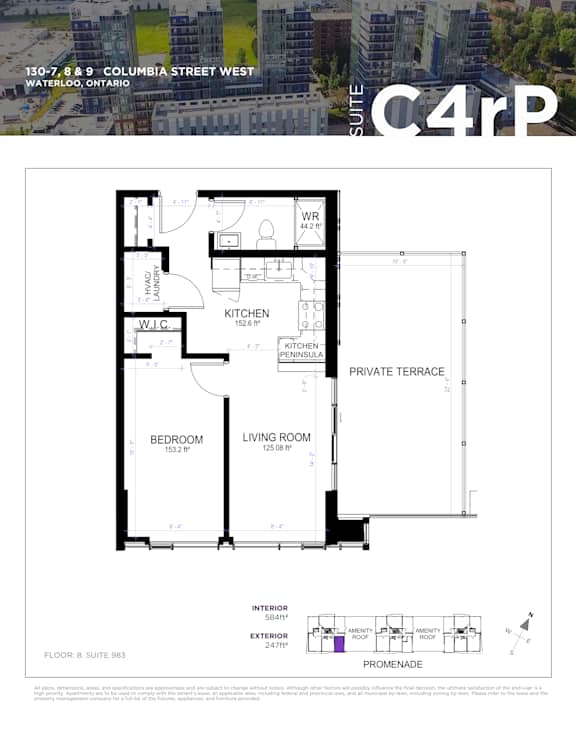 a floor plan for a home with a bedroom and a living room