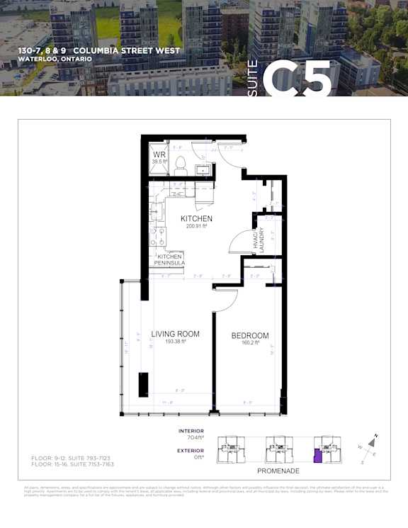 a floor plan of a bedroom apartment