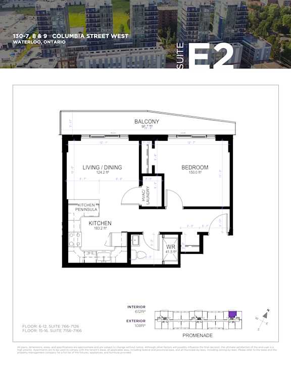 a floor plan of a bedroom apartment
