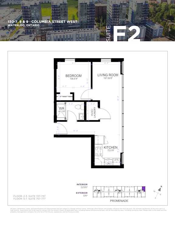a floor plan of a house with a bedroom and a living room