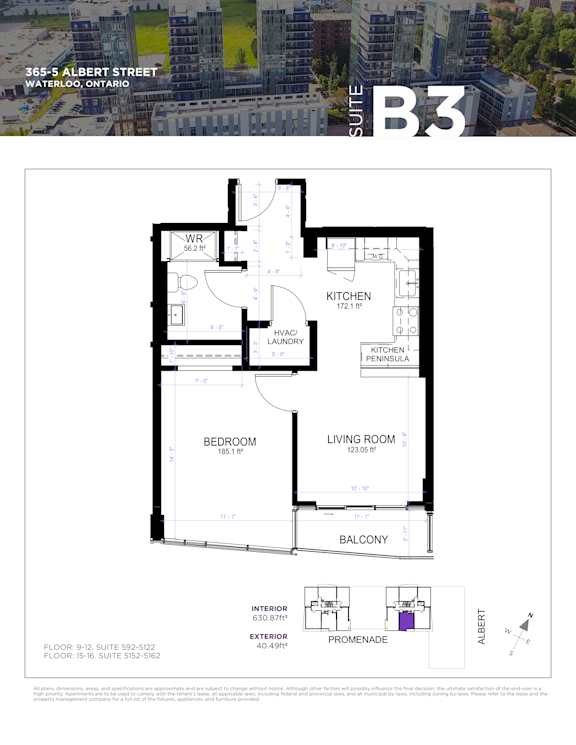 the floor plan