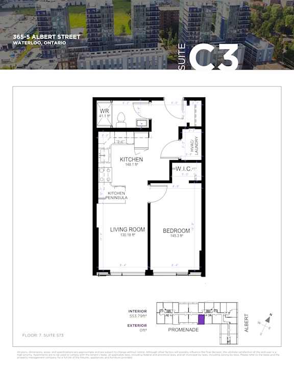 a floor plan of a bedroom apartment
