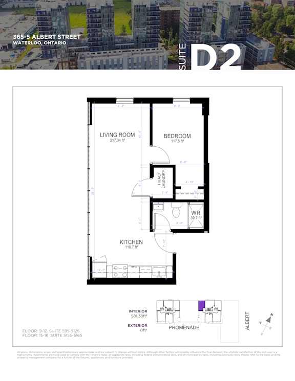 a floor plan of a bedroom apartment