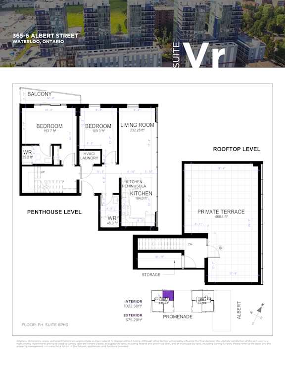 a floor plan of a house with different floors