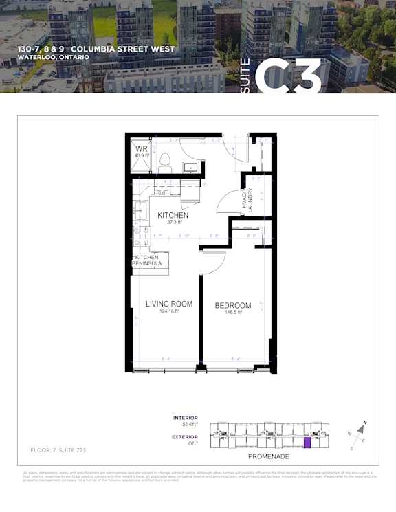 a floor plan of a bedroom apartment