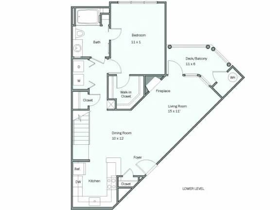 floor plan of a single family house