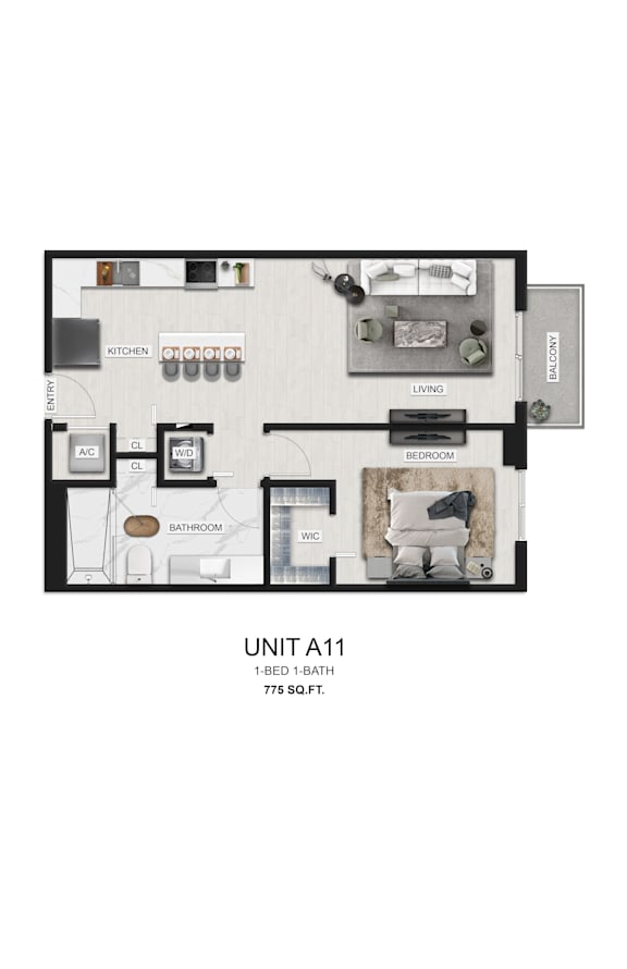 Floor Plan  the unit 11 floor plan  studio apartments  unit 11  apartments for rent