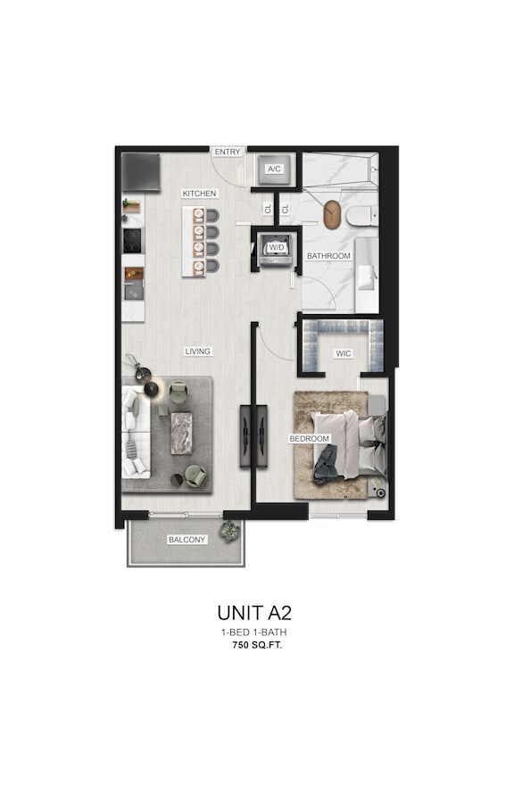 the unit 42 unit a floor plan