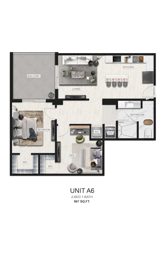 the unit ag floor plan  unit a  670 sq ft