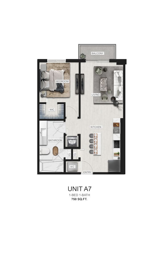 the apartments unit a floor plan