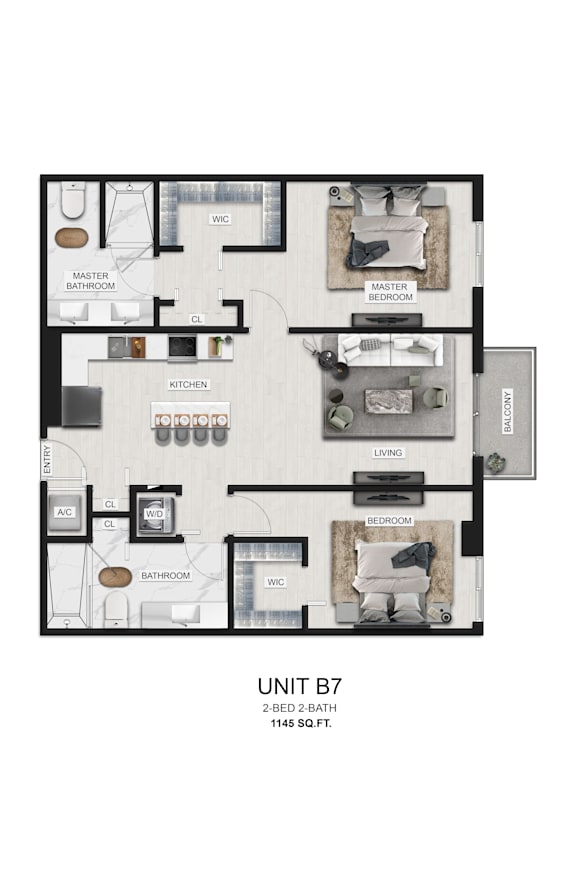 unit b7 floor plan  the edit apartments
