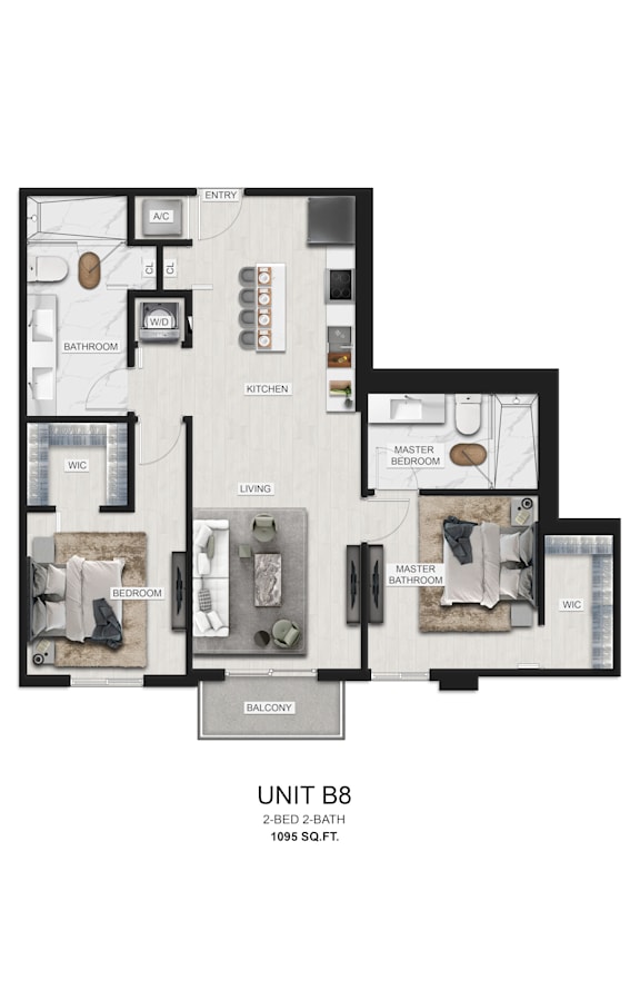 unit b1 plan  the unit apartments