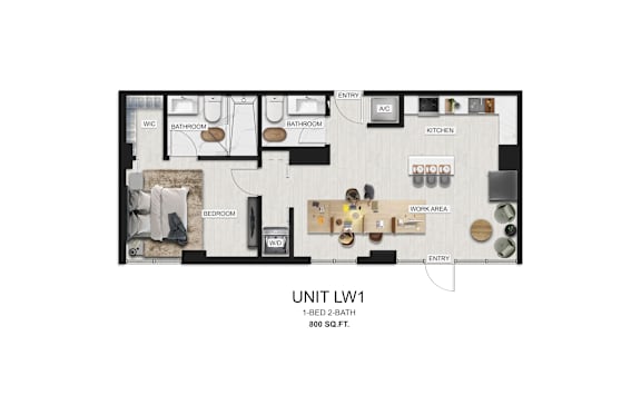 2 bedroom floor plan  the residences at sawmill estates