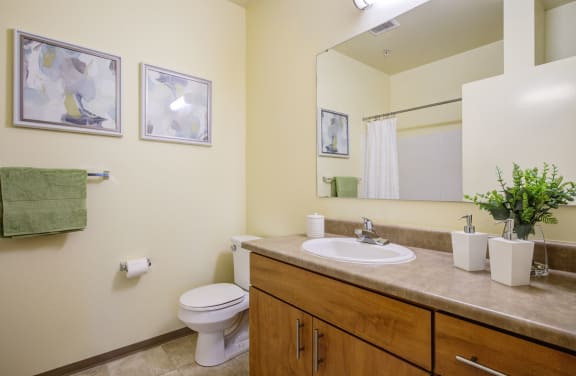 Spacious Bathroom at  Discovery Heights in Issaquah, WA 98029