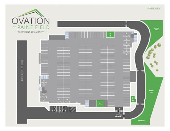 a site plan of the oxlon at prince field airport