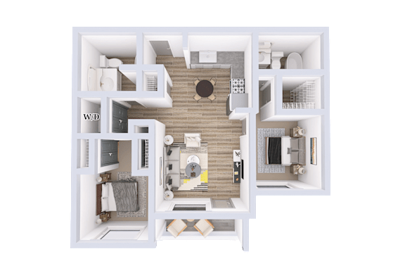Madeira Floorplan at Solera Apartments, Renton