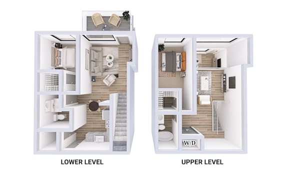 Riesling Floorplan at Solera Apartments, Renton, WA, 98056