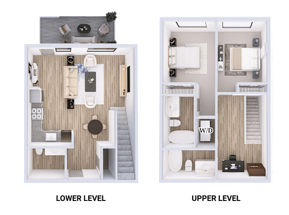 Rose Floorplan at Solera Apartments, Renton, WA