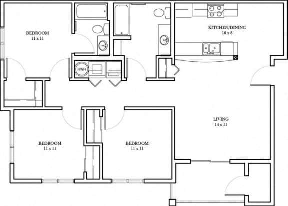 Floor Plan  at The Seasons at Lea Hill Village, Auburn, WA