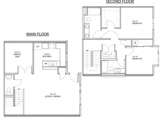 Stowe Floorplan at Discovery Heights, Issaquah, WA