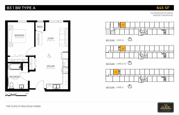 The Flats at Malcolm Yards Floor plan, Minneapolis, Minnesota