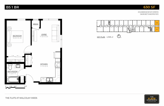 The Flats at Malcolm Yards Floor plan, Minneapolis, Minnesota