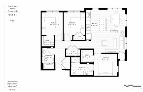 The Bridgewell Apartments Floorplan