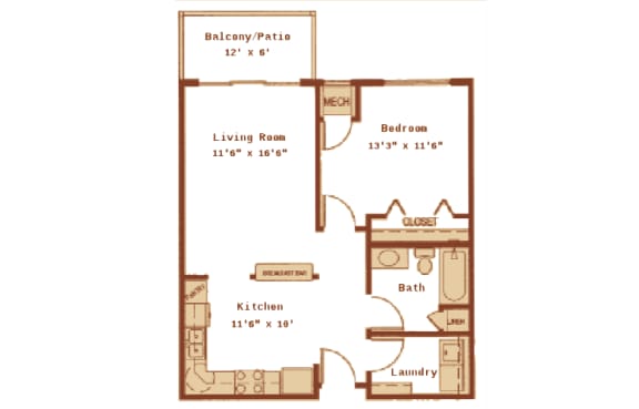 Lakewood Place floor plan, White Bear Lake, Minnesota
