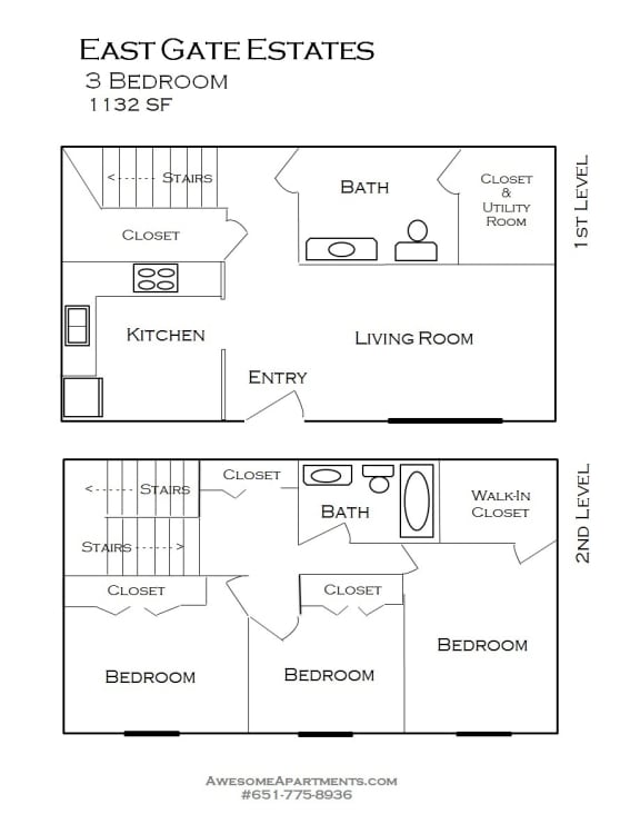 East Gate Estates Floorplans, New Prague, Minnesota