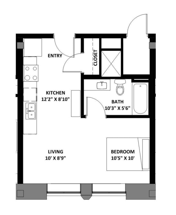 Amber Union floorplan, Falcon Heights, Minnesota