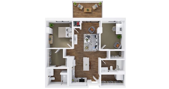 bedroom floor plan  the residences at sawmill estates apartments in