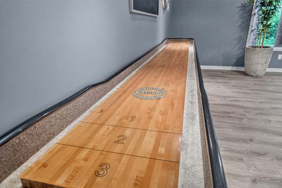 Game and Billiards room at Eastwood Village Apartments in Clinton Township, MI.