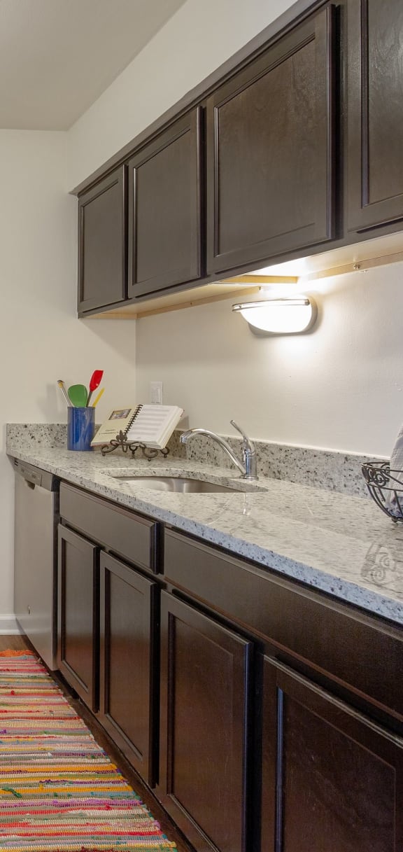 Floor plan Twilight Upgrade Kitchen at Lakeside Village Apartments Clinton Township MI