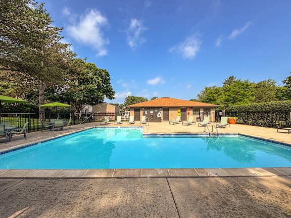 Luxury Swimming Pool at Woodland Villa Apartments, Westland, MI, 48185