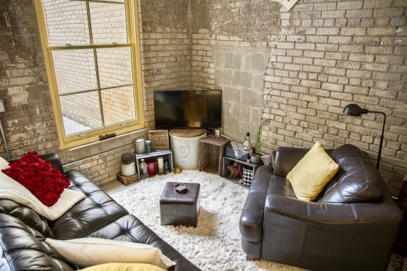 Dominium_Millworks Lofts_Living Room