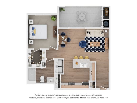Blanco Floor Plan at Cypress Creek at Joshua Station, Joshua
