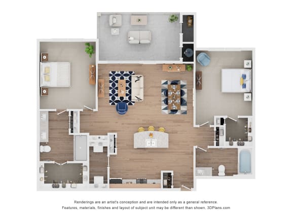 Comal Floor Plan at Cypress Creek at Joshua Station, TX 76058