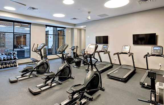 Treadmill Fitness Center  at 1500 Nicollet, Minneapolis, MN