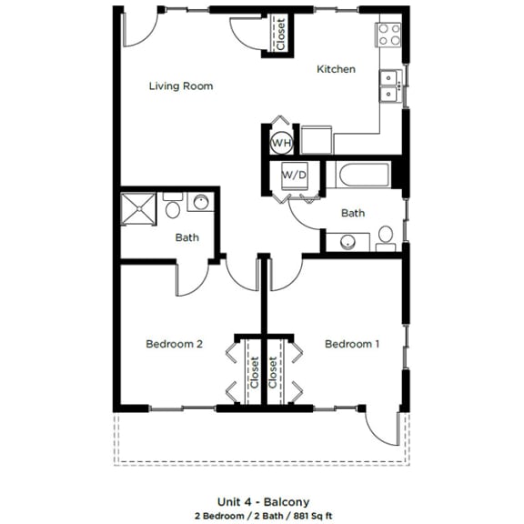 Floor Plans of 1601 Colorado in Denver, CO