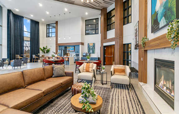 Community Room at The Bluffs at Nine Mile Creek, Eden Prairie, MN, 55344