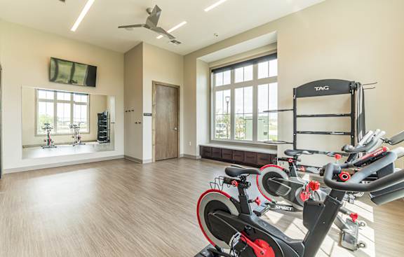 Gyn equipment at Crossroad Commons Apartments, Manor, TX